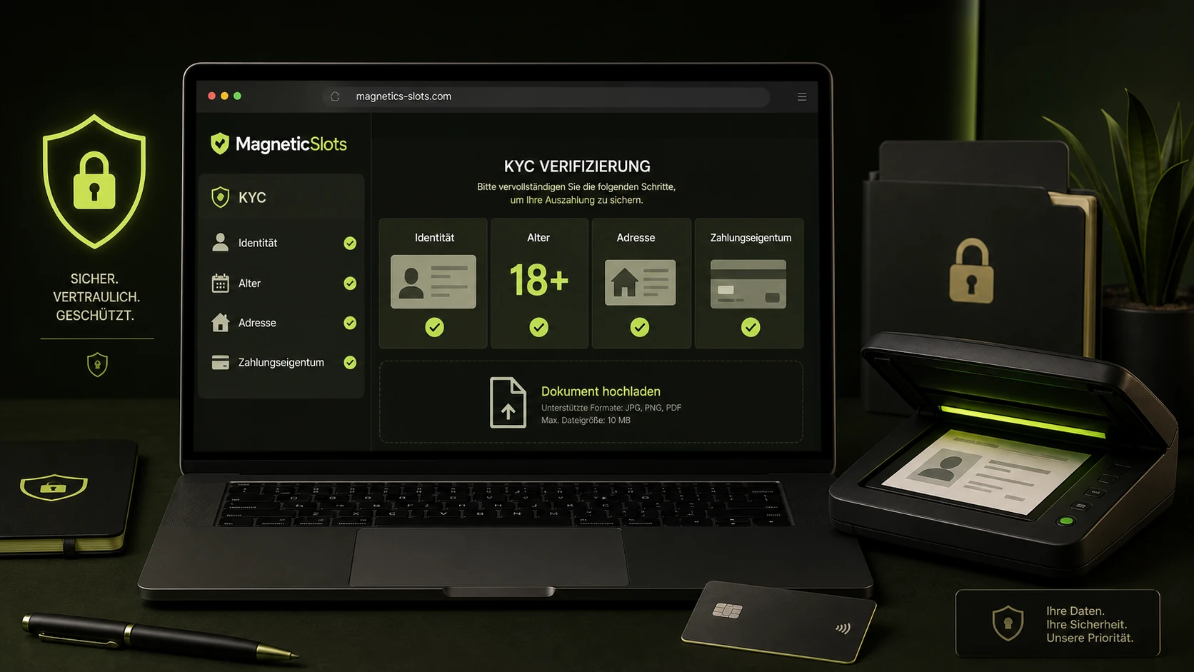 Bonus, KYC und Zahlungseigentum