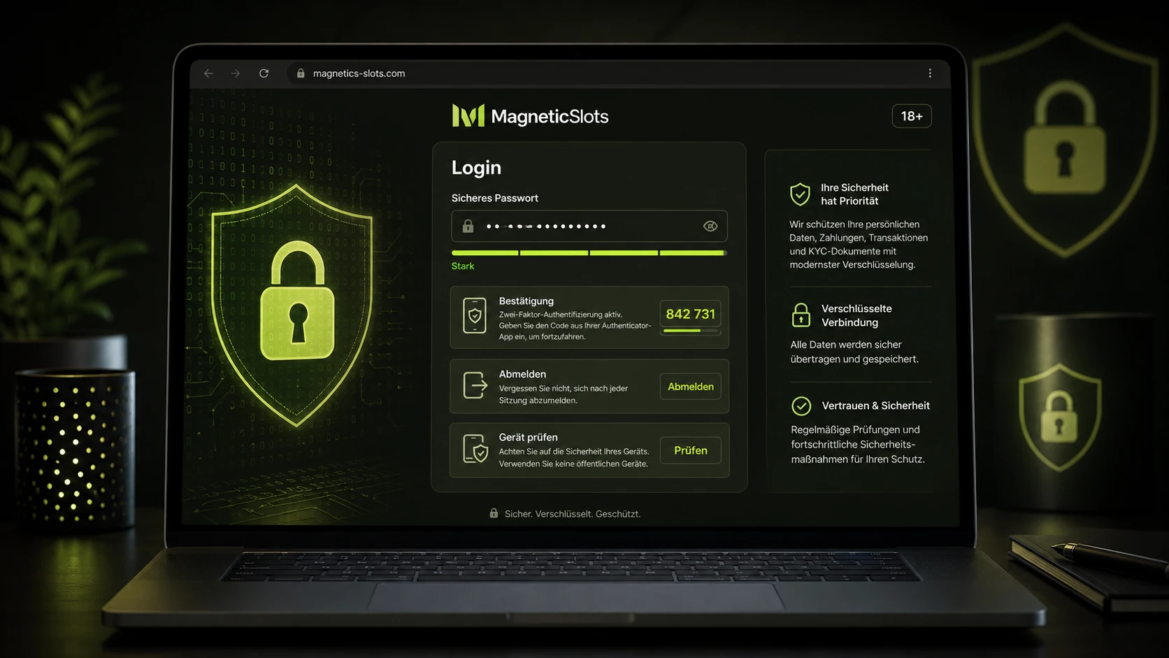 Sicherheit beim Login