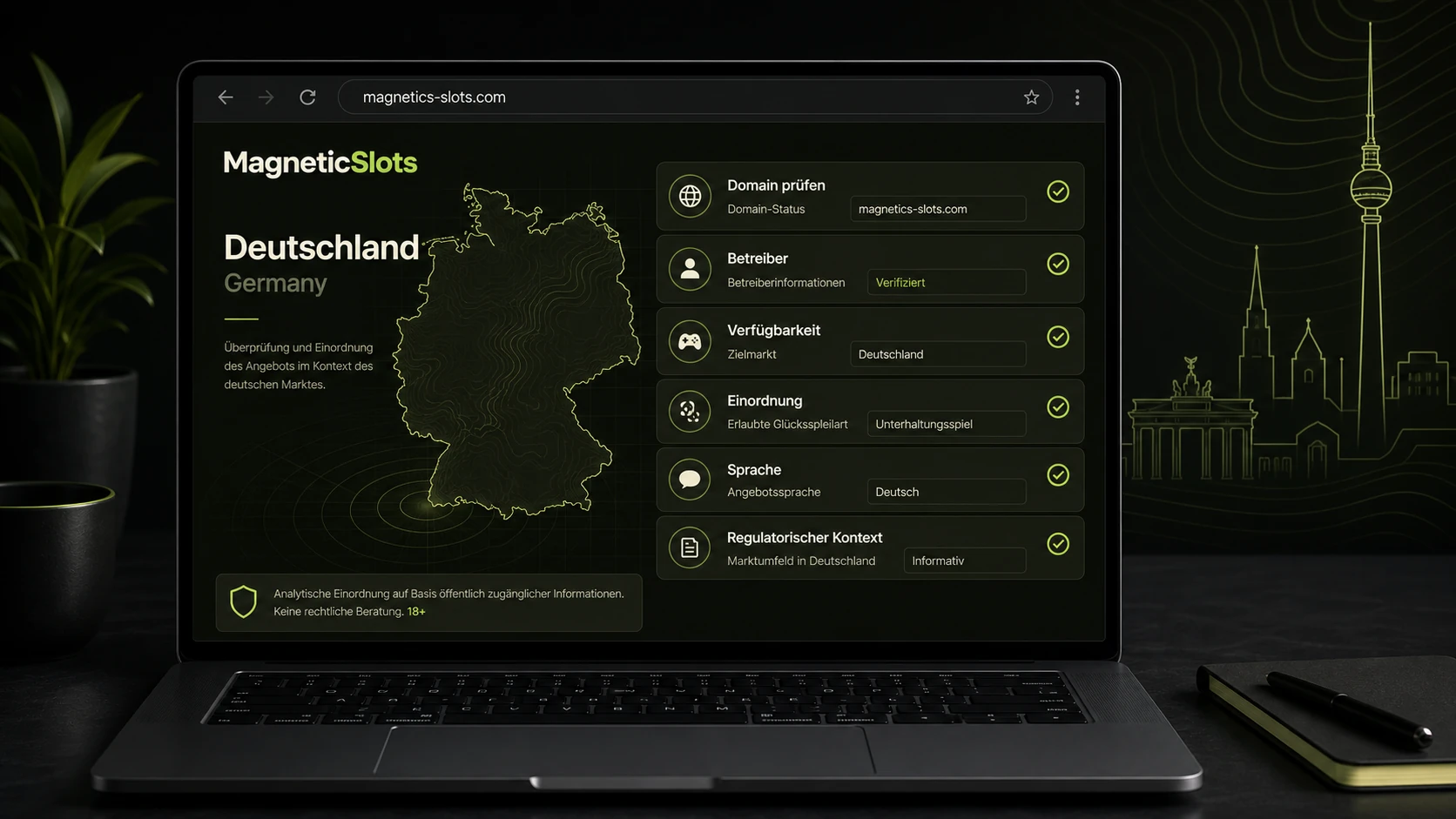 MagneticSlots Germany und Deutschland-Kontext